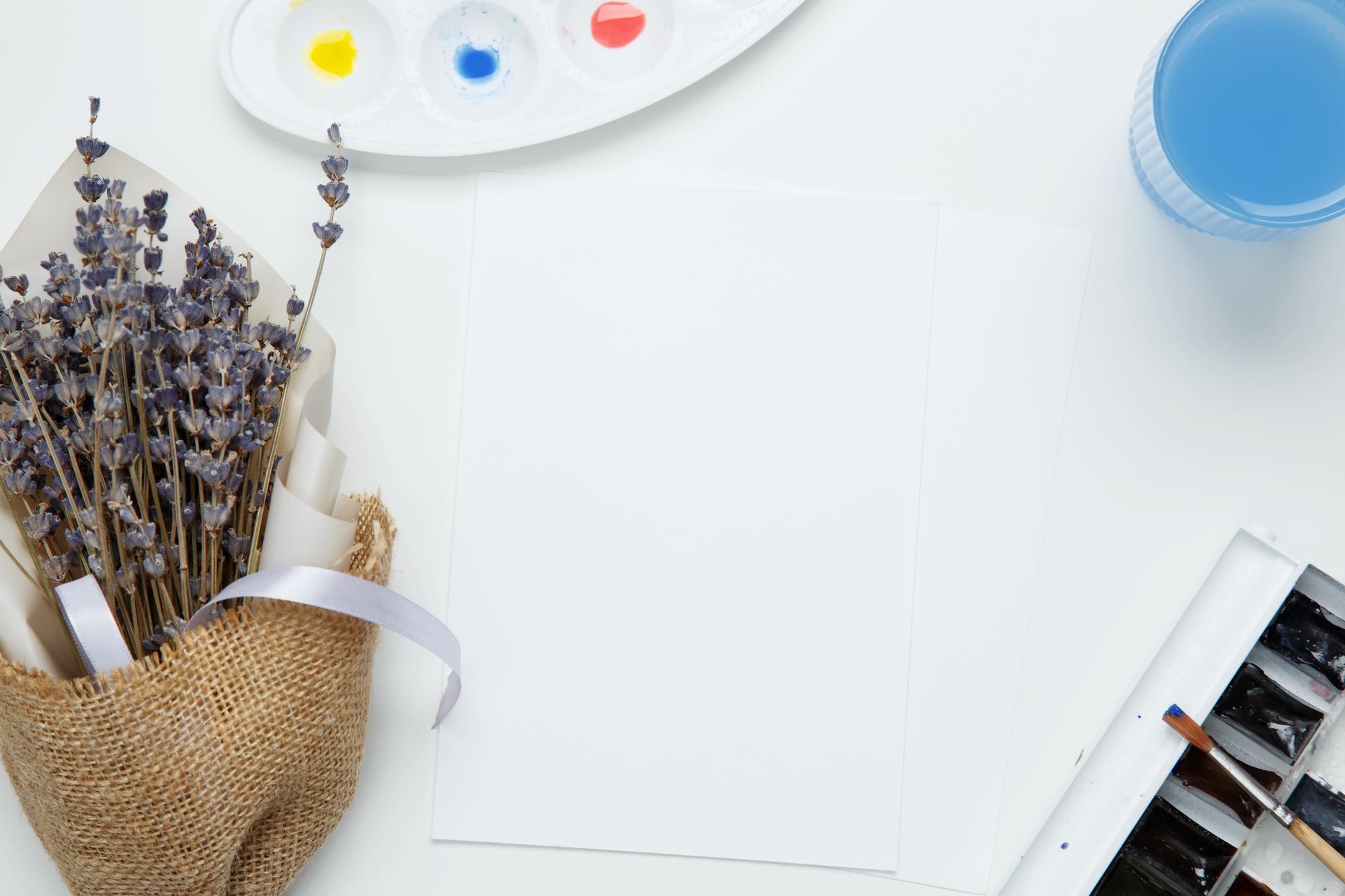 invitation to studio visit with embroidery samples